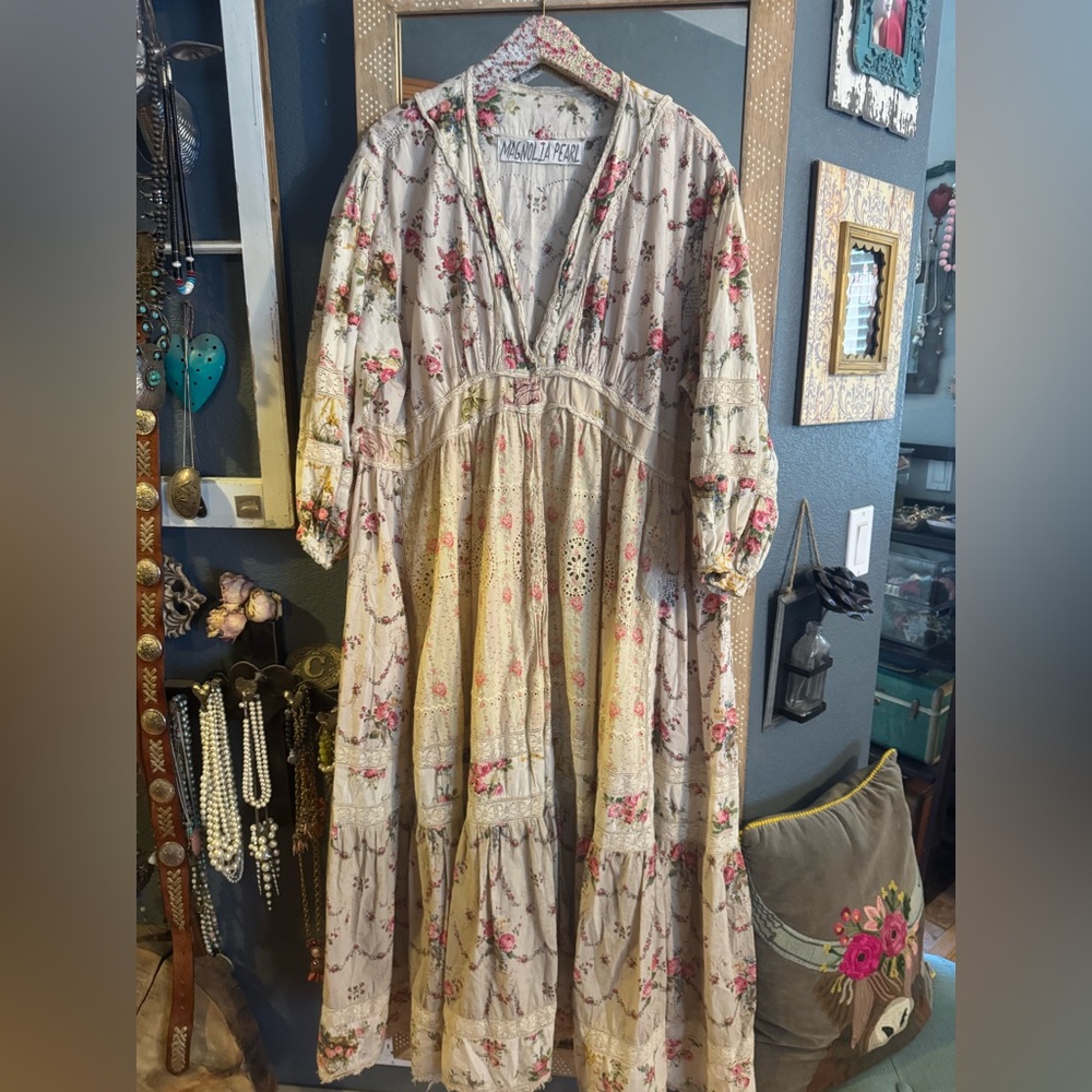 Magnolia Pearl Floral Bohemian Maxi Dress